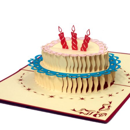Happy Birthday cake & candles