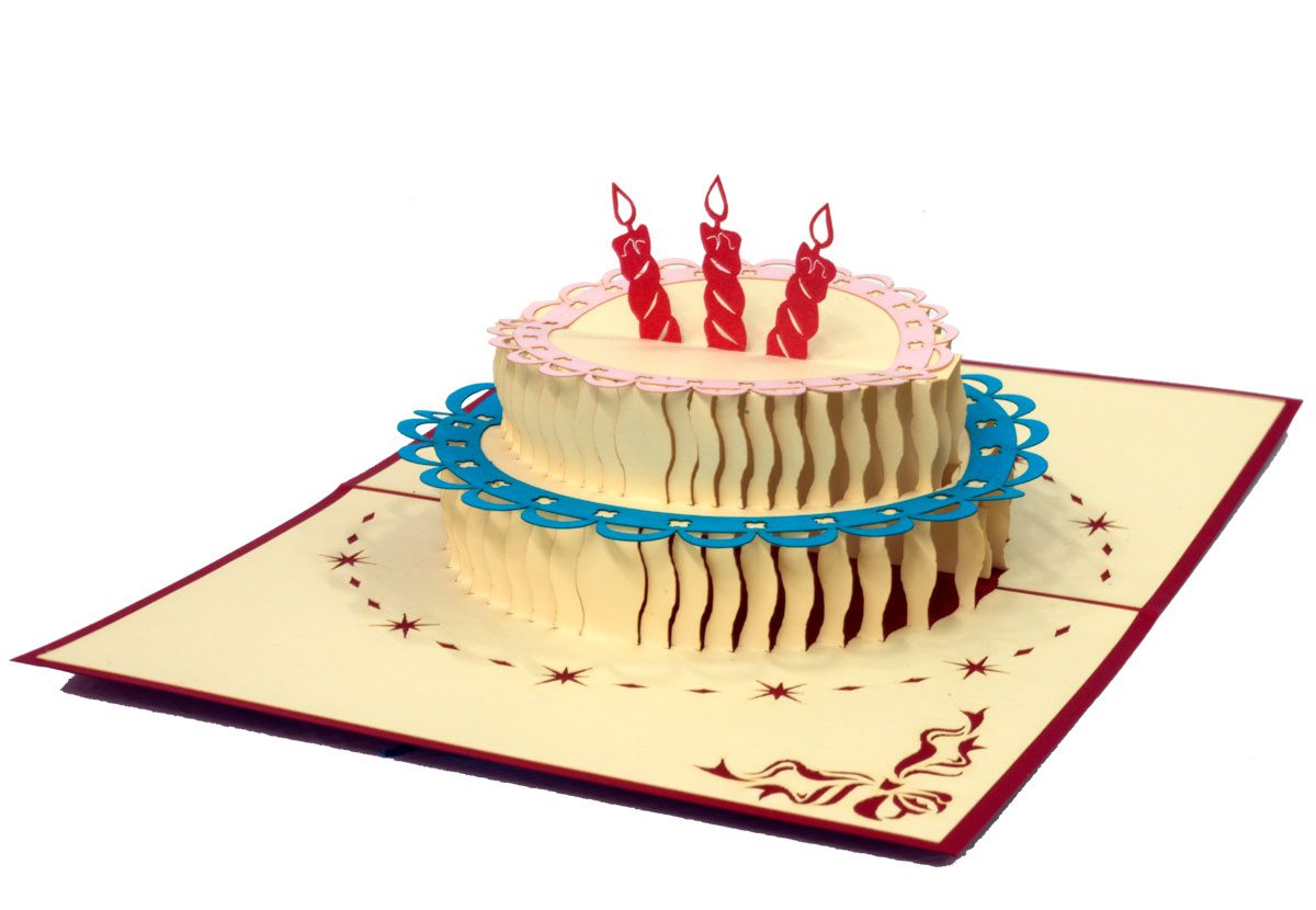 Happy Birthday cake & candles