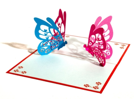 Mariposa Butterfly pop-up card