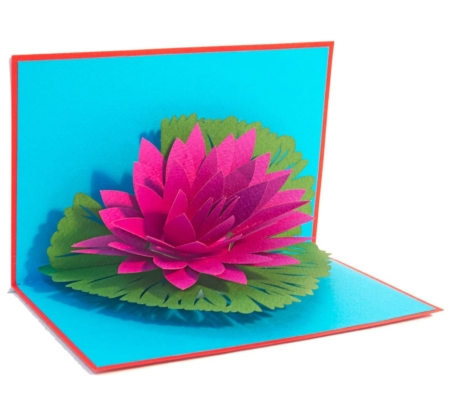 Money GIverny Water Lily pop up card