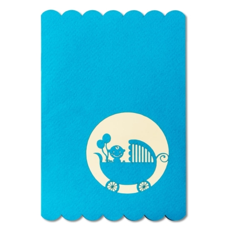 BUNDLE OF JOY: BLUE ~ Pop Up Card