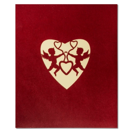 CUPIDS HEART ~ Pop Up Valentine Card