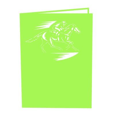 TRIPLE CROWN ~ Horse Racing Pop Up Card
