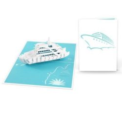Born to Cruise Yacht pop up card and cover