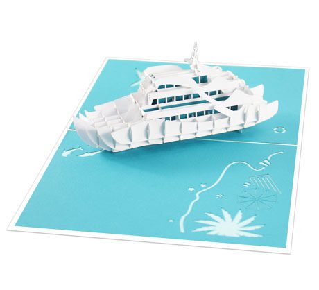 Born to Cruise Yacht pop up card best
