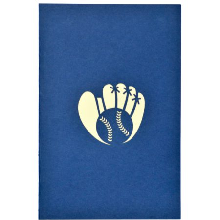 Baseball pop up card cover