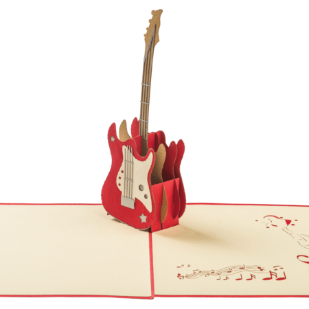 Fender Guitar pop-up card