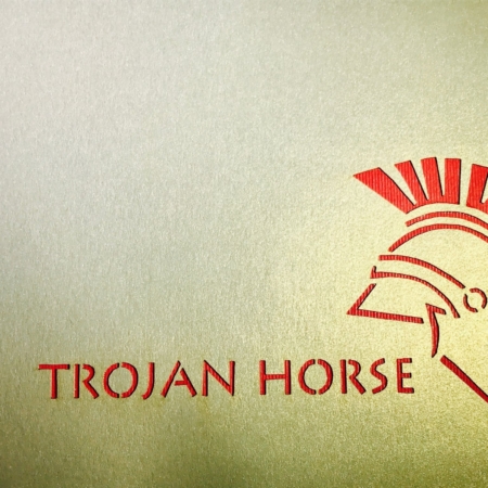 TROJAN HORSE ~ Pop Up Card
