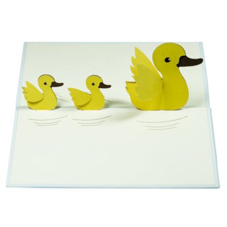 Lucky Ducks pop up card