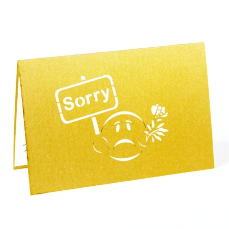 SO SORRY! ~ Pop Up Apology Card