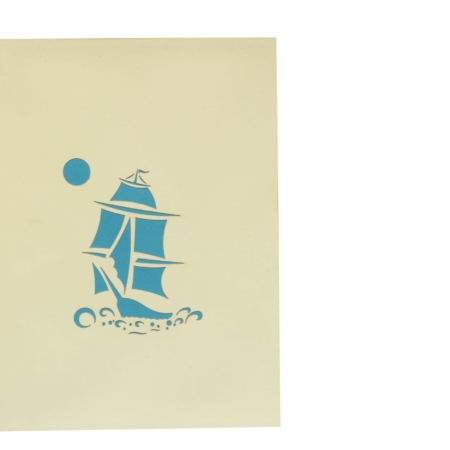 TEA CLIPPER SHIP ~ Pop Up Card