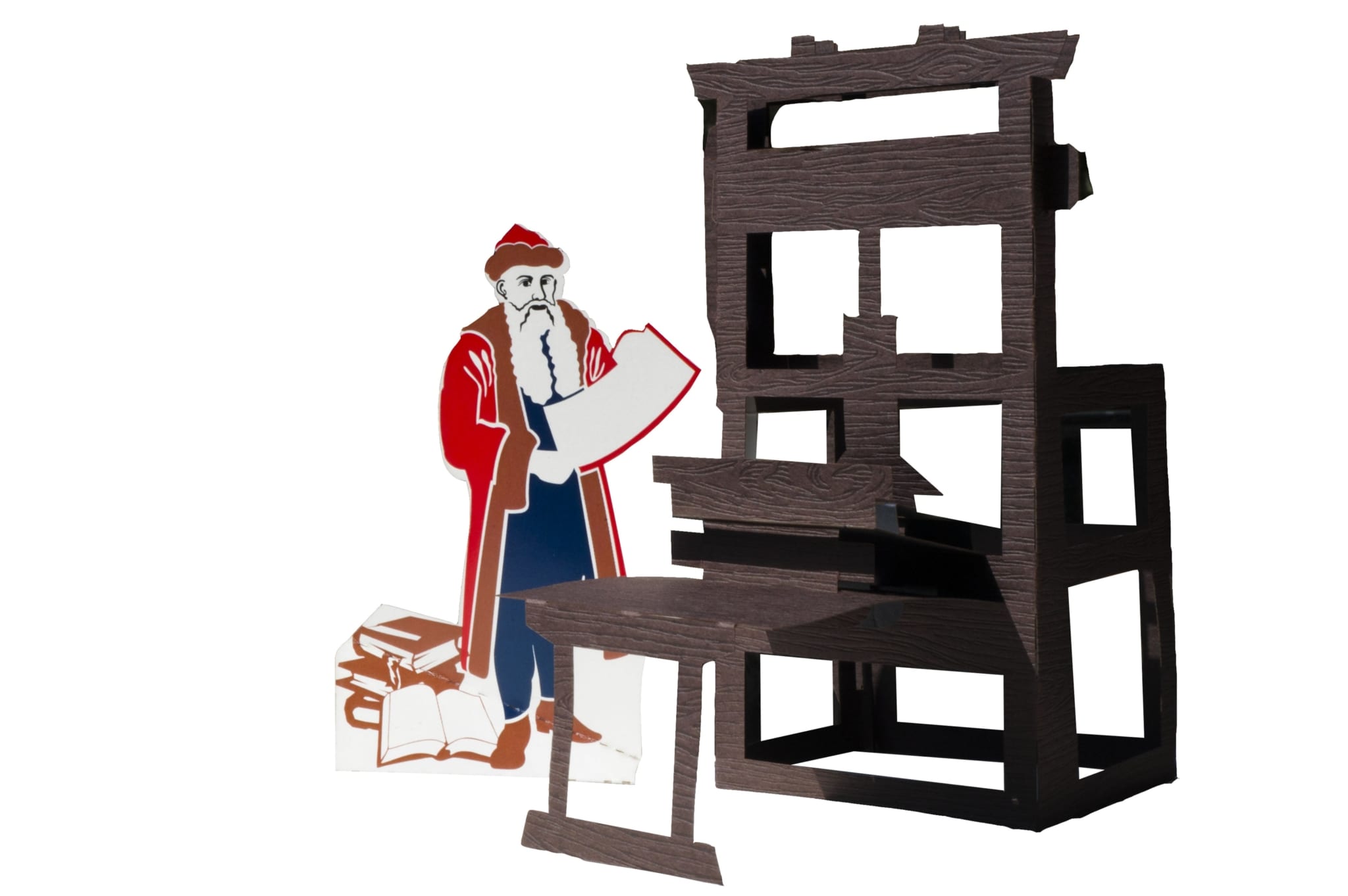 Johannes Gutenberg and his Gutenberg Printing Press