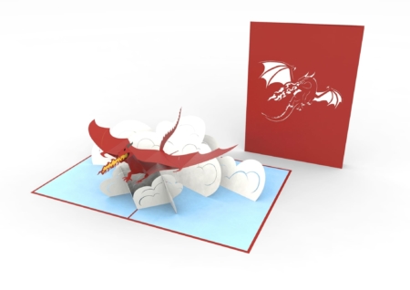 FIRE BREATHING DRAGON ~ Fantasy Pop Up Card