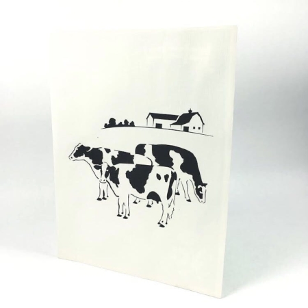 TILL COWS COME HOME ~ Pop Up Card