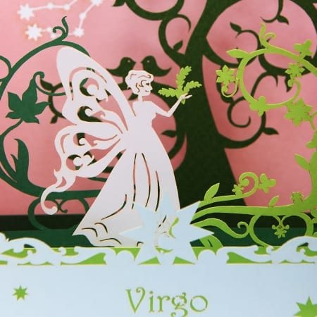 VIRGO ZODIAC SIGN ~ Chinese Horoscope Pop Up Card