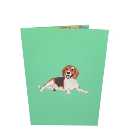 BEAGLE AIN'T NUTHIN' BUT A HOUND DOG ~ Pop Up Card