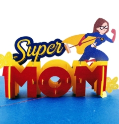SuperMom 3d Pop Up Larger Card