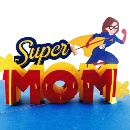 SuperMom 3d Pop Up Larger Card