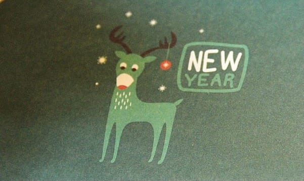 Reindeer Note Card