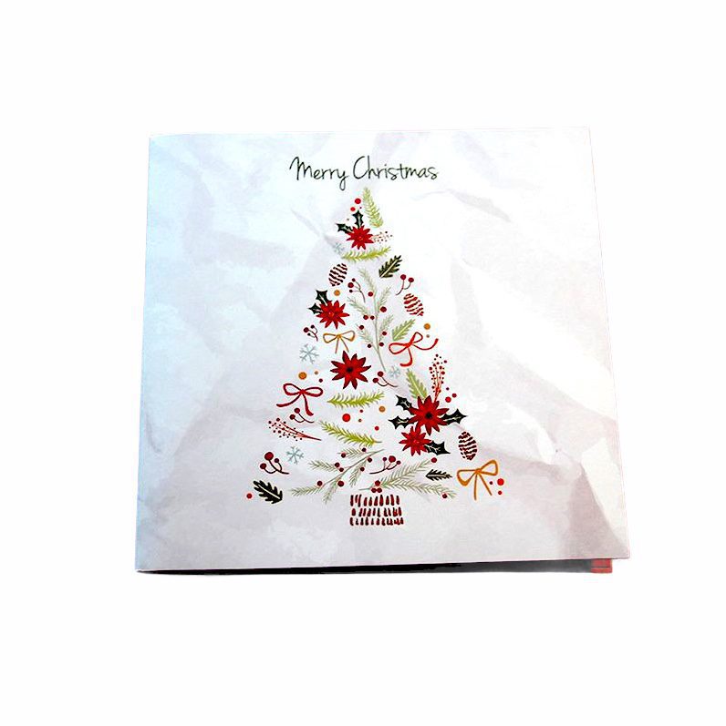 Cover of Merry Christmas Scene with Reindeer New Year Note