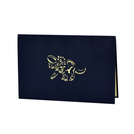 Triceratops Dinosaur pop up card Cover