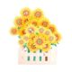 Sunflowers and Bees pop up card