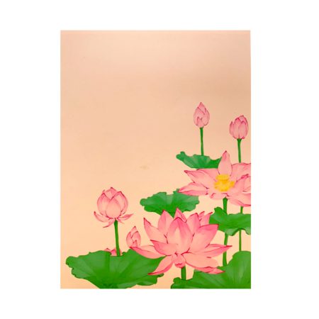 Sacred Lotus pop up card cover