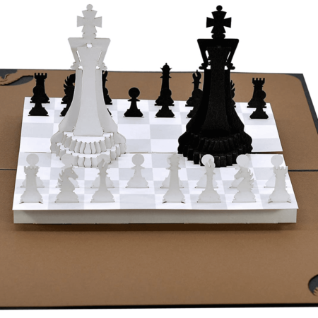 checkmate chess pop up card