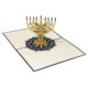 CHANUKAH MENORAH ~ Happy Hanukkah Pop Up Card