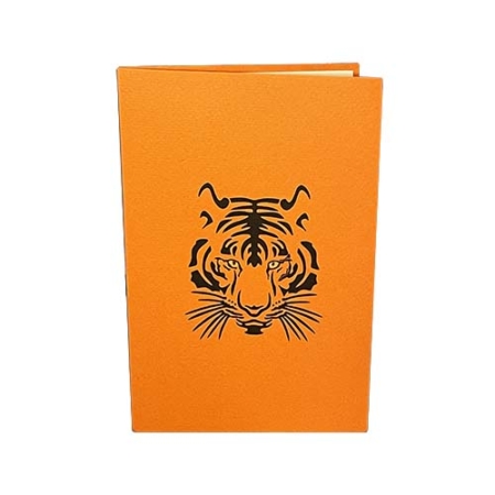 tiger pop up card cover