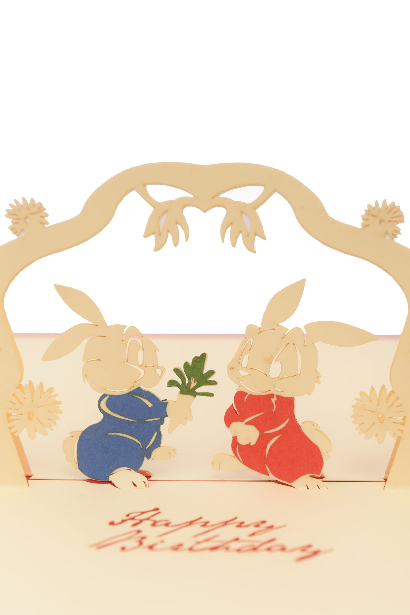 bunny rabbit birthday card