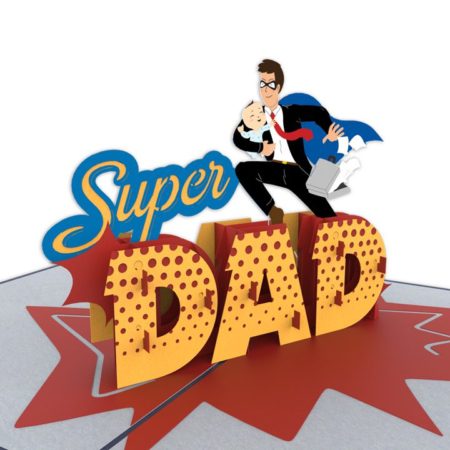 SUPER DAD ~ Father's Day Pop Up Card