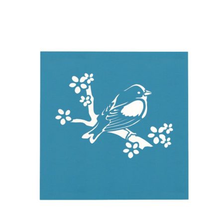 BLUEBIRD OF HAPPINESS ~ Pop Up Card