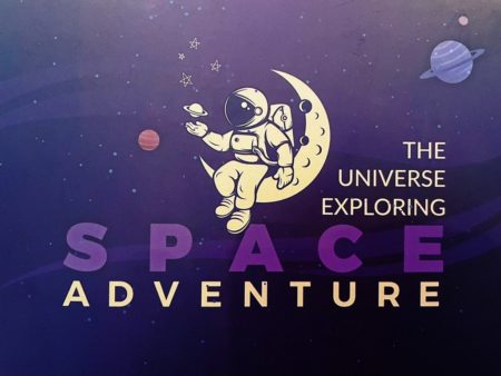 open card now Space Adventure Astronaut pop up card