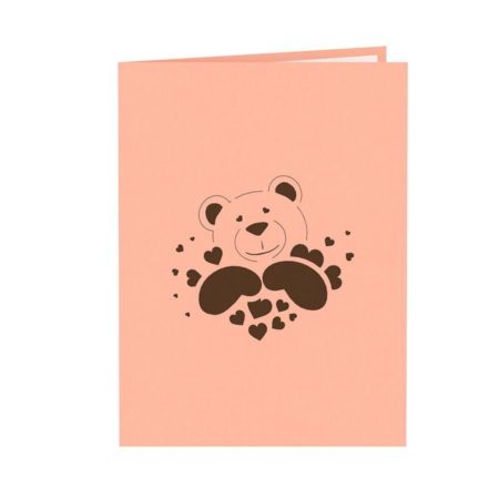 SWEETY TEDDY BEAR ~ Love Pop Up Card