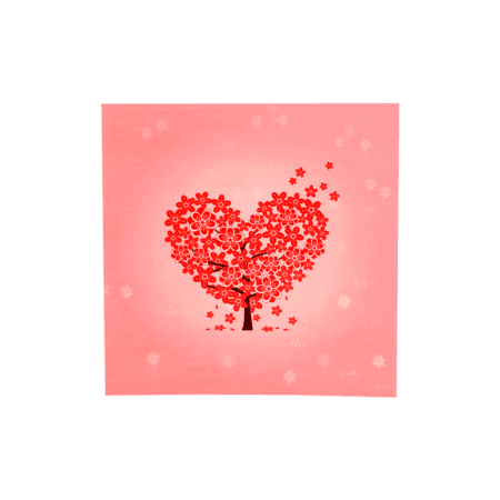Power of Love heart tree pop up cover
