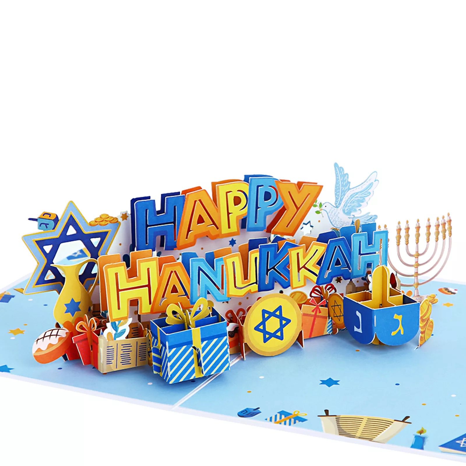 Hanukkah Sameach! ~ Happy Hanukkah pop up card